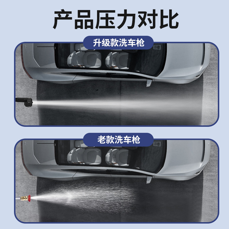 Wireless Car Washing Machine Portable Car High-Pressure Water Gun High-Power Car Lithium Battery Household Electric Car Washing Artifact