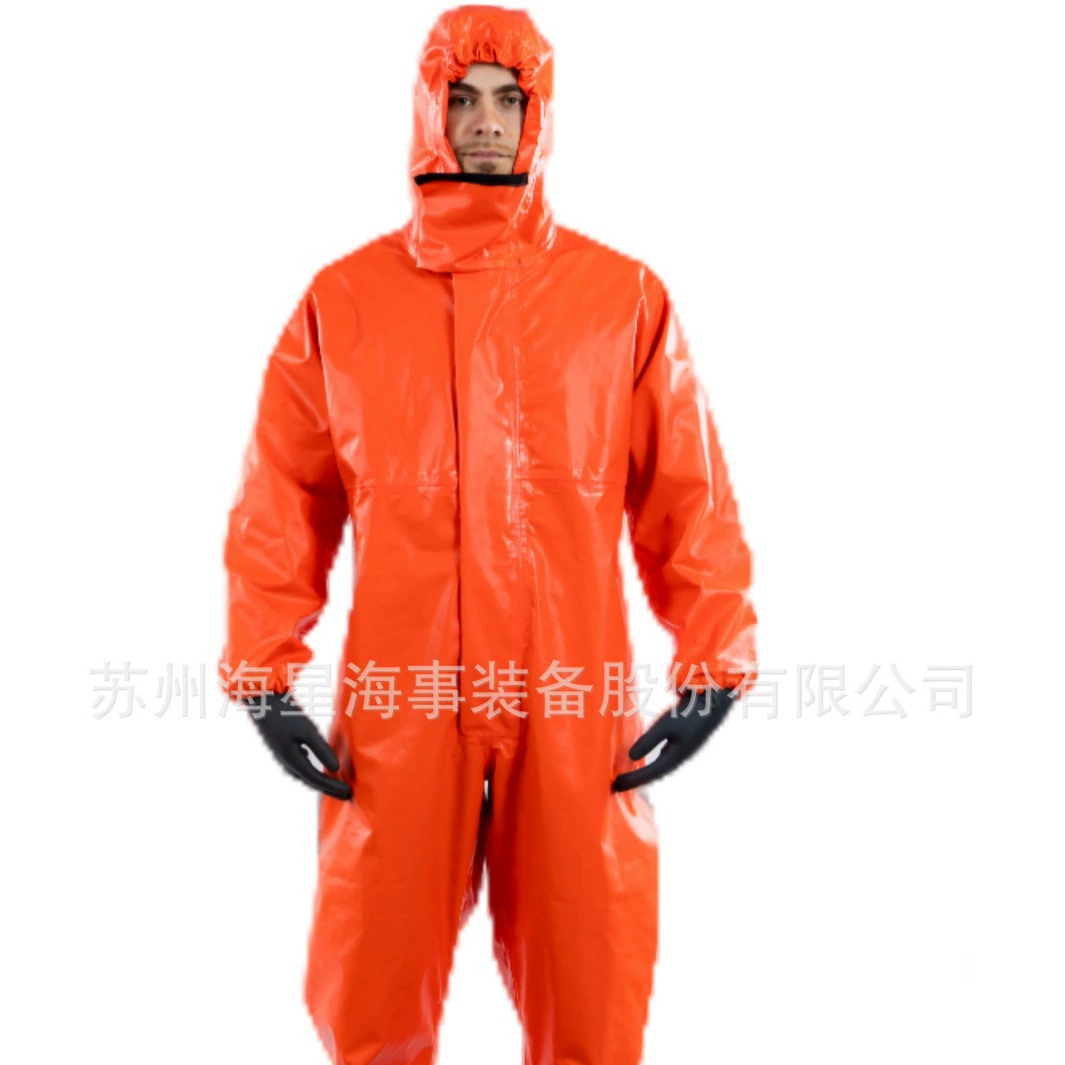 Жидкая плотная легкая химически стойкая одежда HXF-10 с химически стойкими ботинками, химически стойкими перчатками и очками, прямые продажи с фабрики