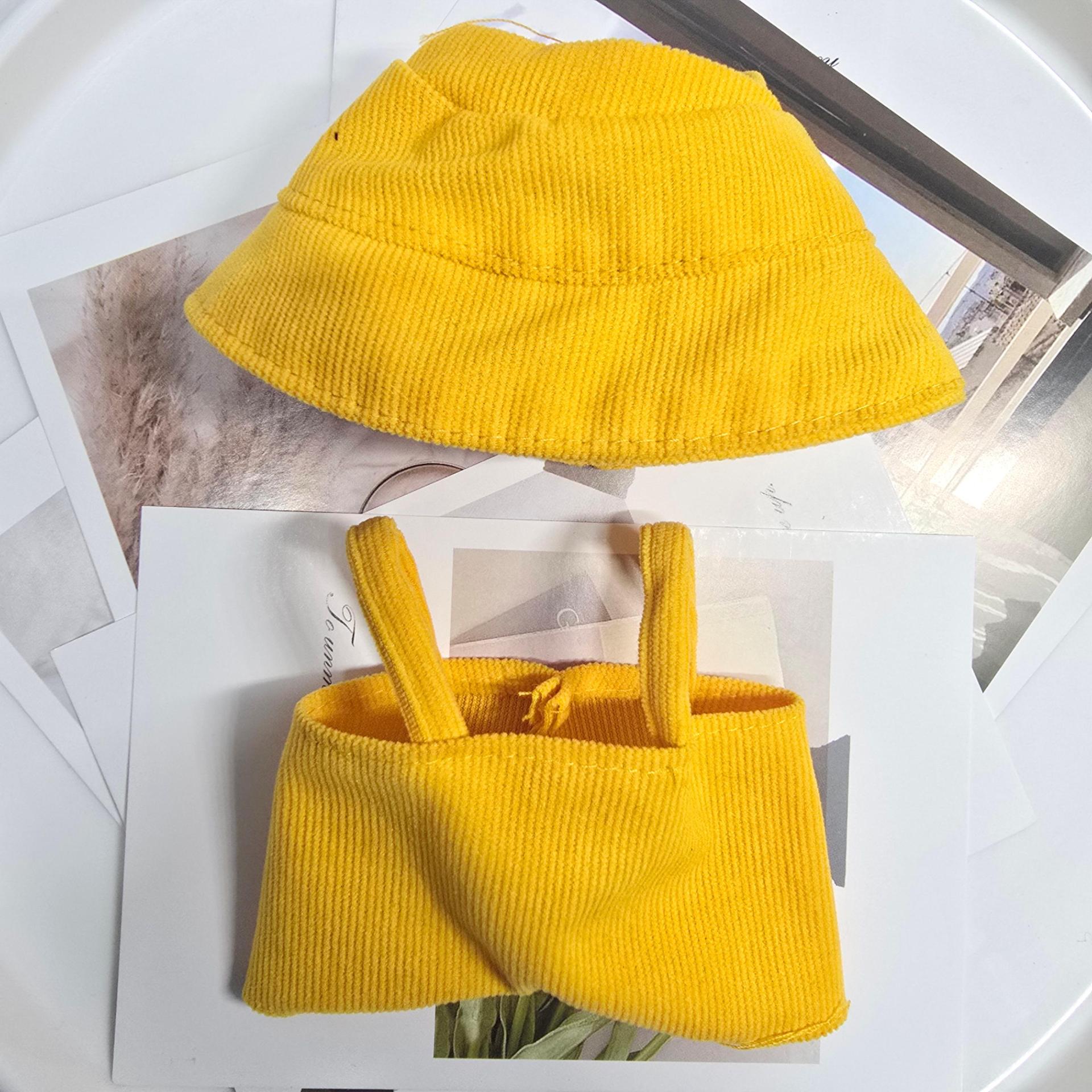 Solo ropa] ropa de tela rabu, babero, traje de sombrero, llavero, accesorios colgantes Labubu de primera generación