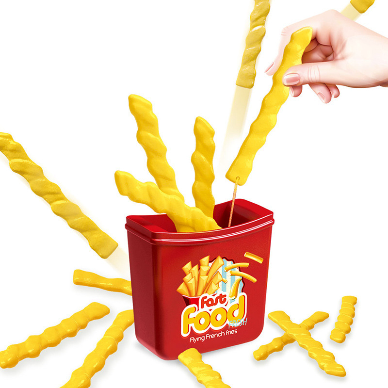Juegos de mesa multijugador juegos de fiebre de papas fritas interactivas, fiesta familiar, máquina de patatas fritas rebotantes