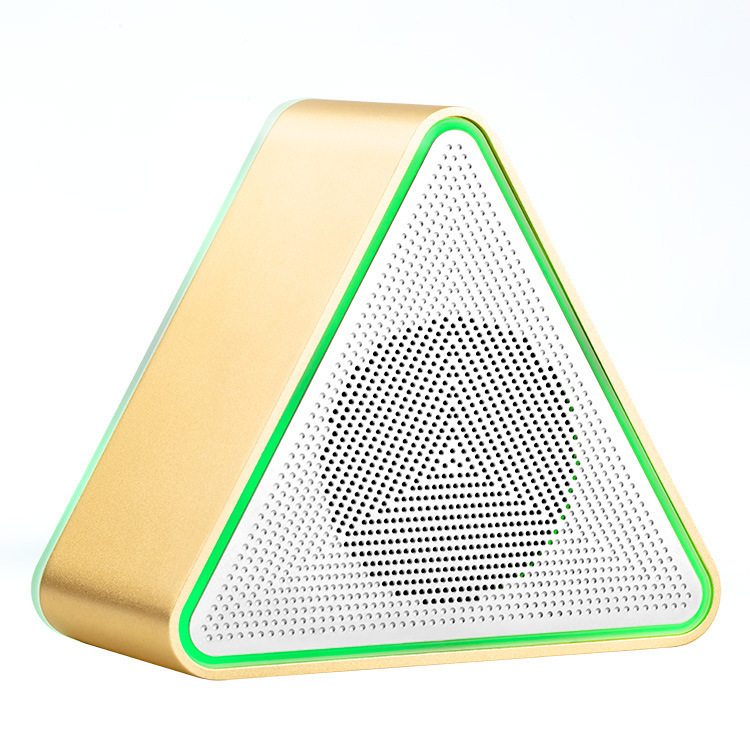 国境を越えたミニ無線コンピュータbluetoothオーディオアルミ合金ランプ付き小型鋼砲重低音高音質デスクトップスピーカー|undefined