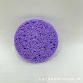 圆形化妆棉粉扑面扑 吸水压缩木浆棉 定制卡通木桨化妆棉80*1mm