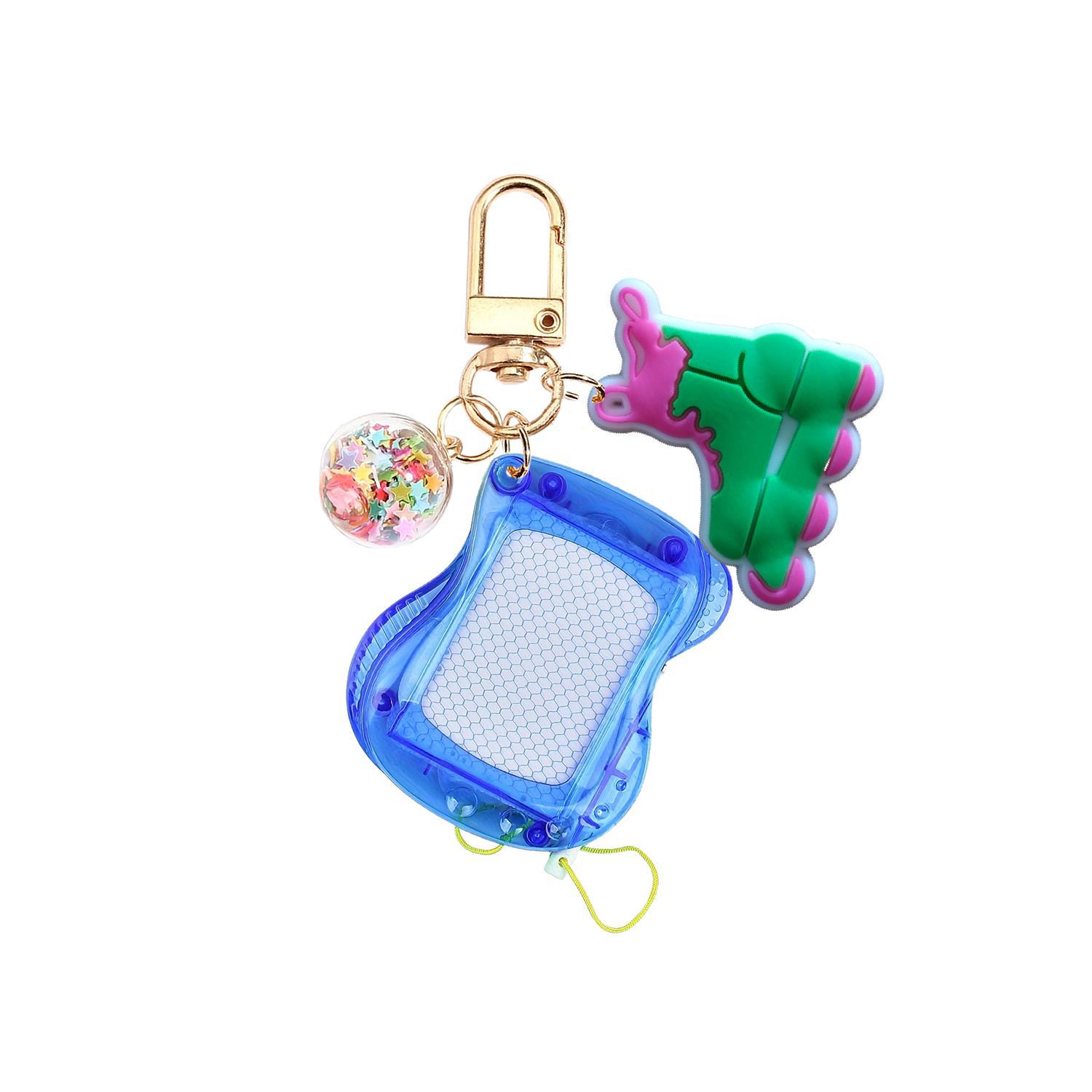 Keychain transfronterizo tablero de escritura magnético Xiyin creativo accesorios de dibujos animados tablero de dibujo tablero de escritura infantil puzzle infantil