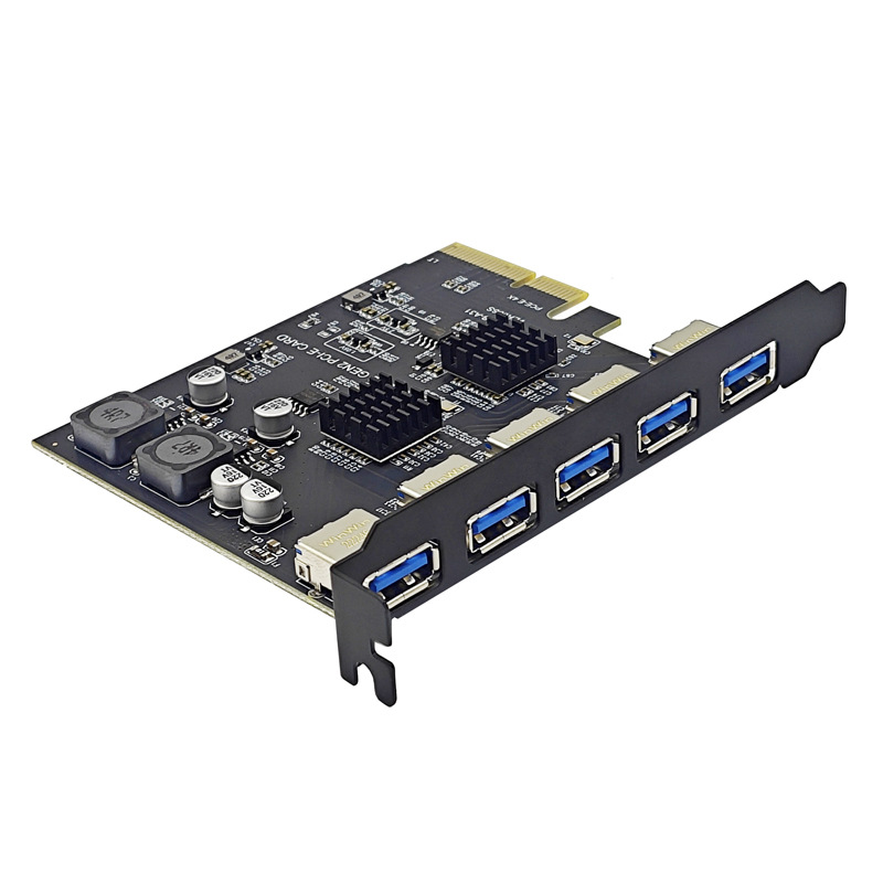 USB3.2��չ��GEN2 5��TYPE-A��PCI-E 4X��˶ASM3142 10Gbps