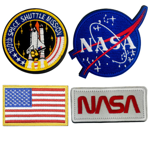 Dropshipping cross-border new embroidered Velcro patch, outer space letter badge patch patch, tactical morale cloth patch