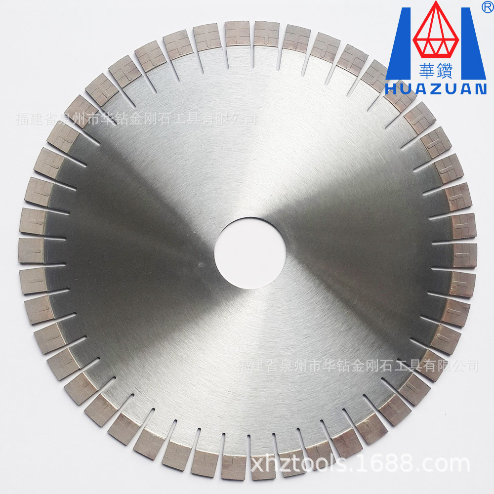 【外贸品质】热压烧结T护齿短齿金刚石刀头高频焊600mm花岗岩锯片