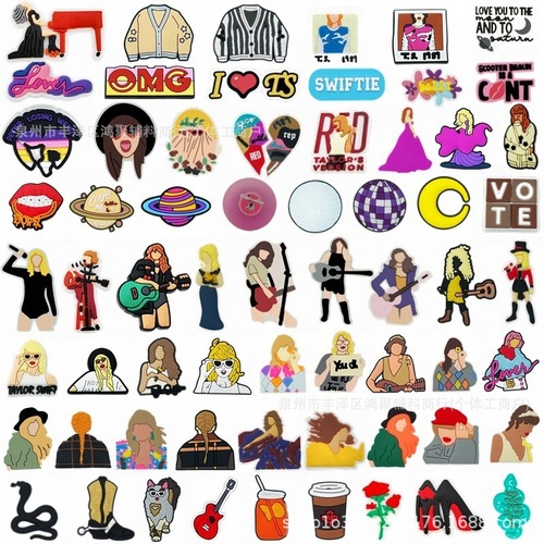 Tyler singer shoe hole shoe flower clip detachable decoration buckle lazy shoes lace buckle cross-border