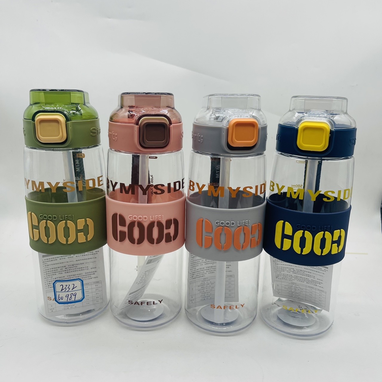 DOMEDO verano de gran capacidad para niños tazas espaciales portátiles tazas deportivas de boca de pato tazas de agua de paja cubierta al aire libre