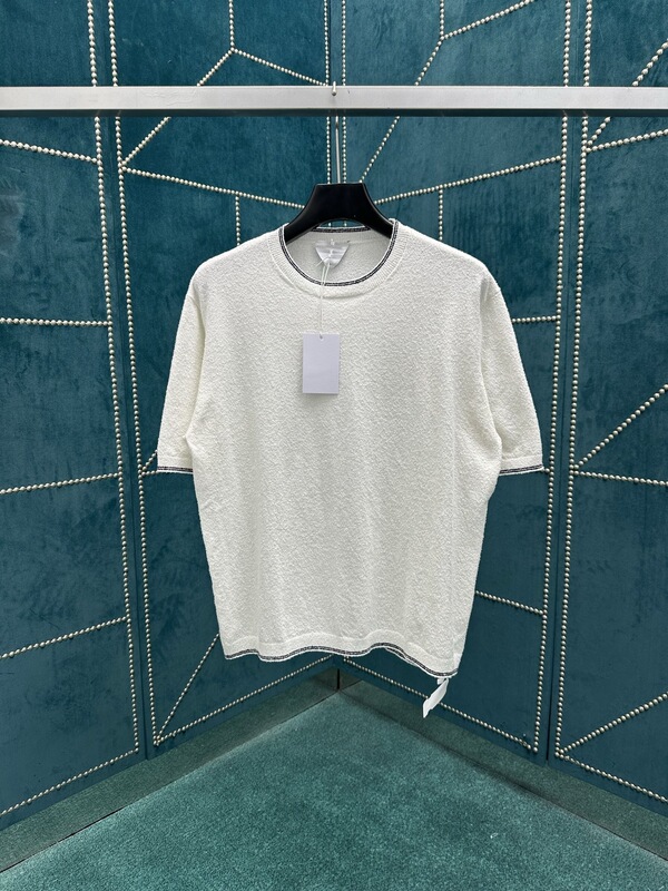 In-Stock Authentic Version of Bv's New Popular Round-Neck Cotton Terry Short-Sleeve T-Shirt, Fashionable and Versatile In-Stock Authentic Version of Bv's New Popular Round-Neck Cotton Terry Short-Sleeve T-Shirt, Fashionable and Versatile