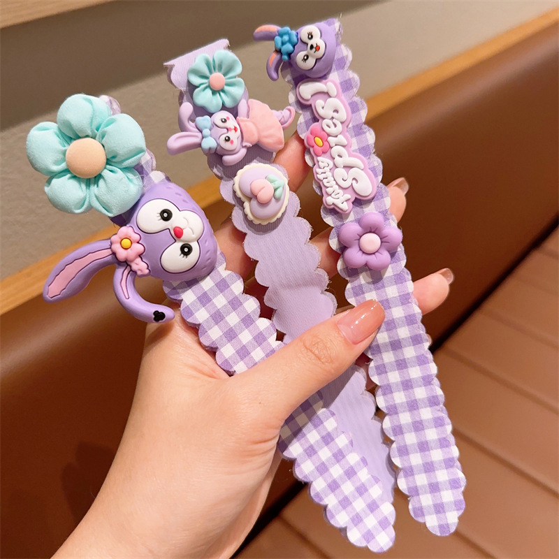 Los niños publican adorables pegatinas de velcro para bebés que no lastiman el cabello roto, artefactos de cabello mágicos para niñas con poco cabello pegatinas de frangeo