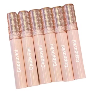 Chinese Beauty Makeup Bubble Lip Glaze Mirror Glass Lip Glaze Women's Lipstick Cheap Student Milk Tea Color Lip Gloss