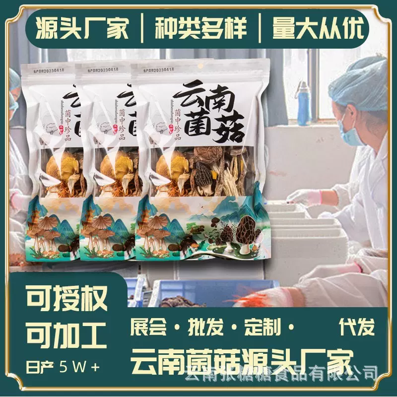 云南煲汤菌汤包100g云南特产 羊肚菌煲汤 干货食材 菇类 菌类松茸
