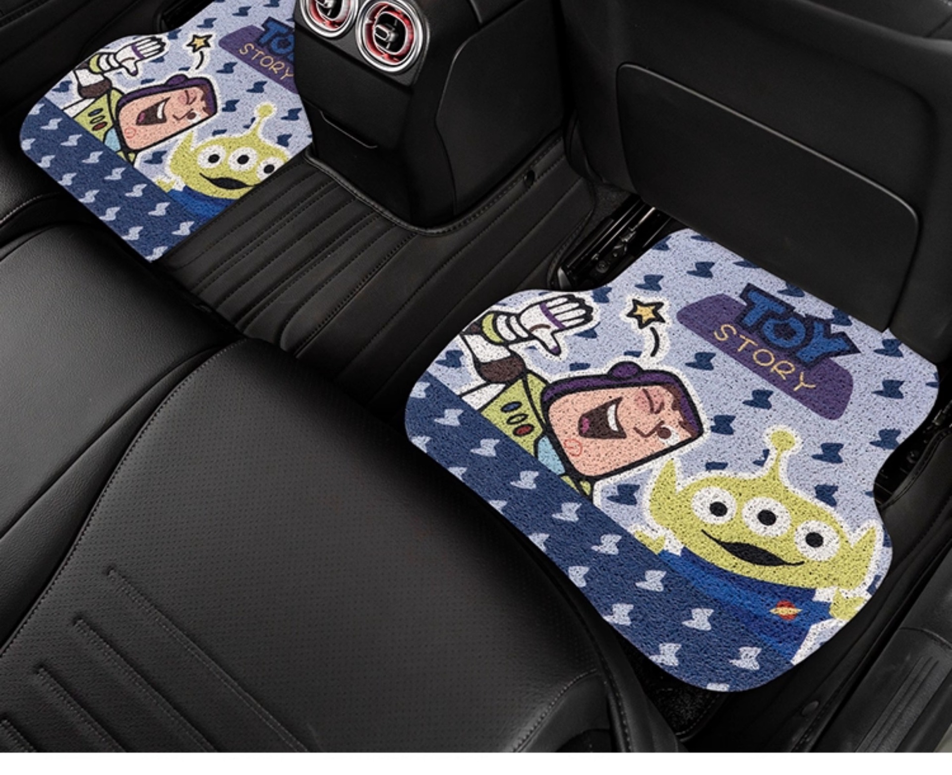 Car Floor Mats, Cute Cartoon Floor Mats, Stain-Resistant, Easy to Clean, Non-Slip, Universal Car Decoration Supplies