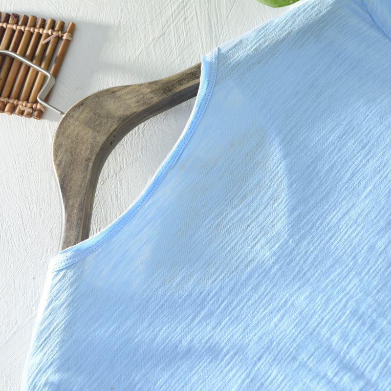 201A nuevo algodón simple delgada transpirable SLIM-Fit Camiseta corta de los hombres de color sólido casual Camiseta de manga corta Camisa inferior de los hombres entrega de una sola pieza