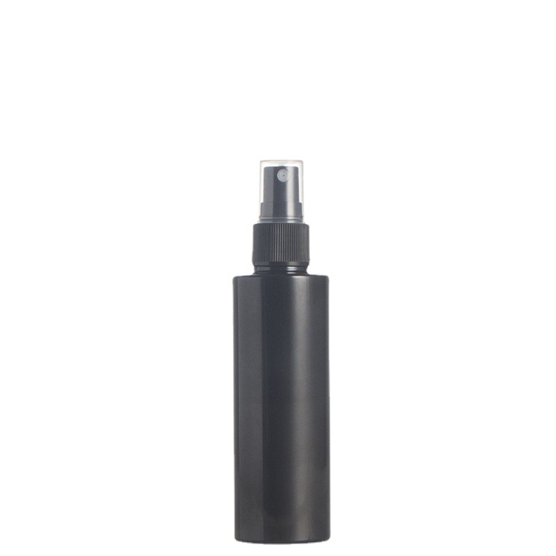 Lugar de fábrica botella de spray botella de plástico spray delicado desinfectante cosmético blanco negro perfume sub-embotellado líquido