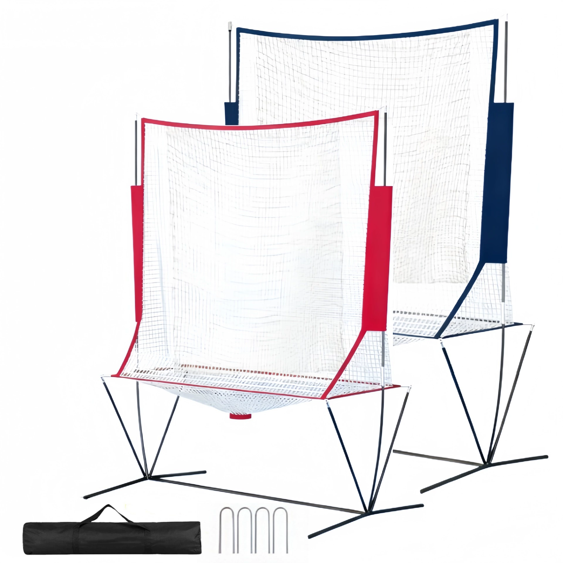 Сетка для отработки ударов в теннисе и пиклболе, сетка для сбора мячей, сетка для тренировок по теннису в одиночку, сетка для отработки ударов с отскоком