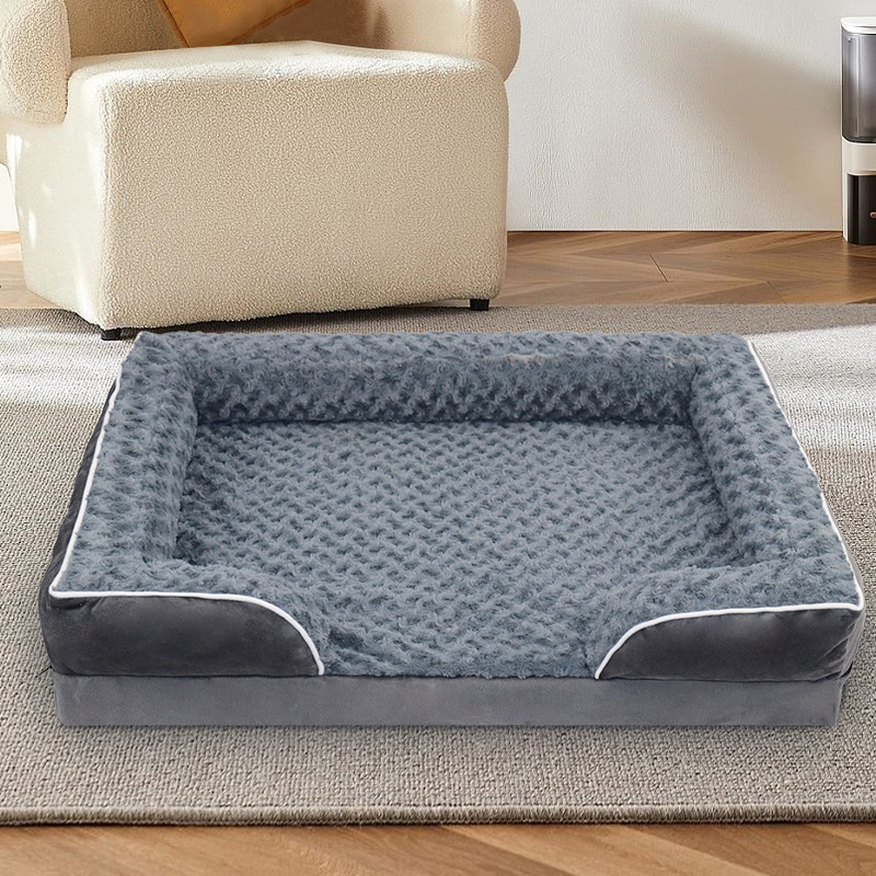 Waterproof Pet Sofa For Large Dogs Washable Detachable Fabric Bed_voghion.com