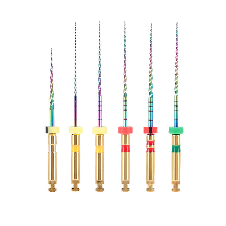 Archivo de canal radicular dental arco iris MR3 archivo de gran cono para máquina de nitinol activación térmica aguja de expansión dragado archivo de consumo dental