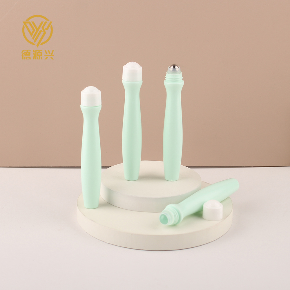 15ml绿色滚珠瓶叮立消包材驱蚊花露水止痒液走珠瓶眼霜按摩精油瓶