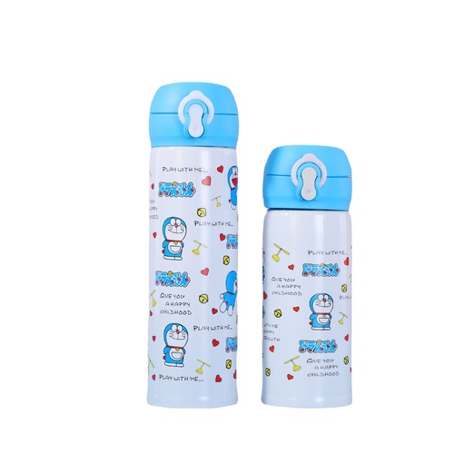 Stainless steel pop-up lid thermos cup, double-layer vacuum car gift cup wholesale, creative cute water cup wholesale