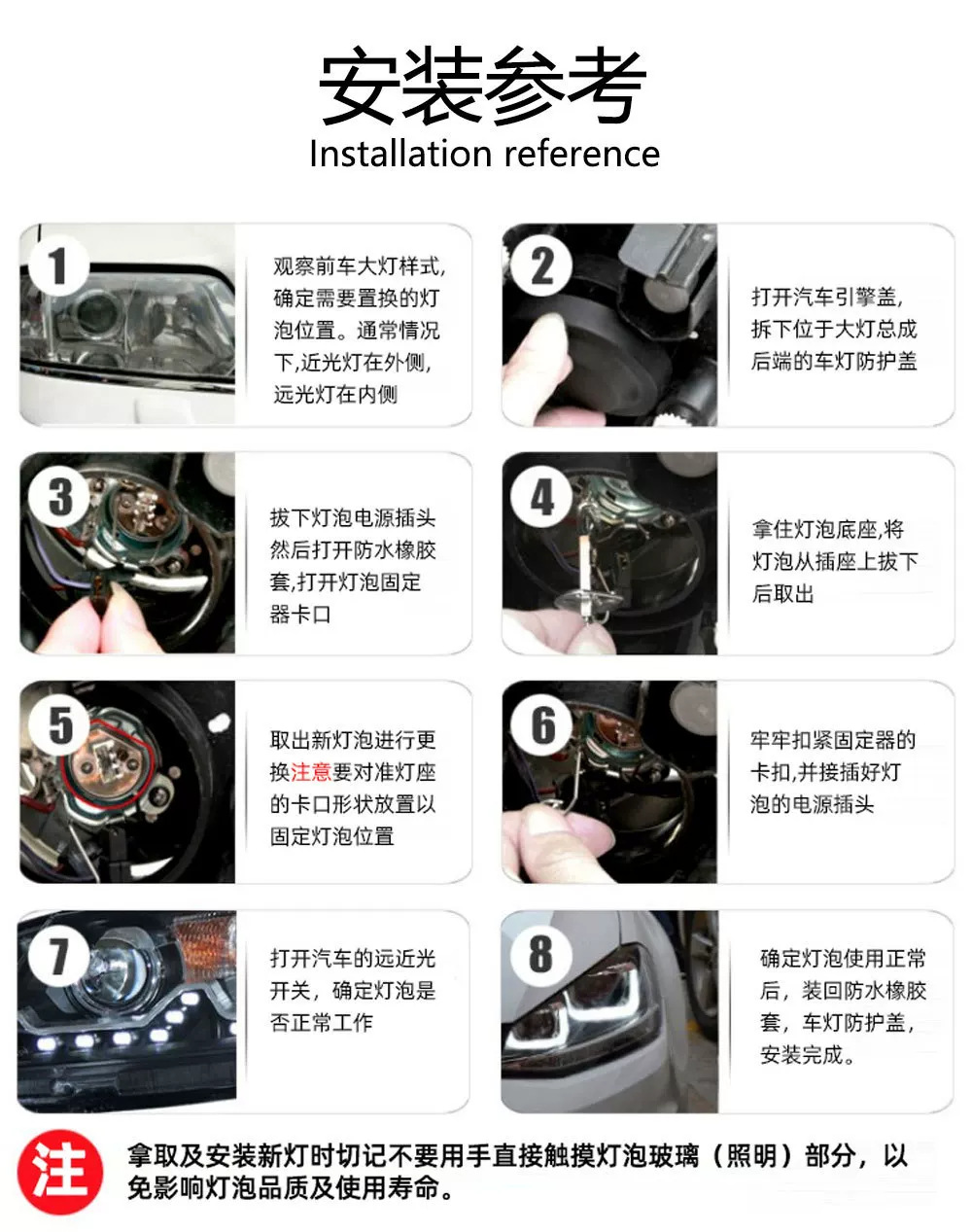Cross-Border Hot-Selling Car Lights, Plug-In H7H11 Ultra-Bright Spotlight Mini-Sized Car Led Headlights, Dropshipping Available