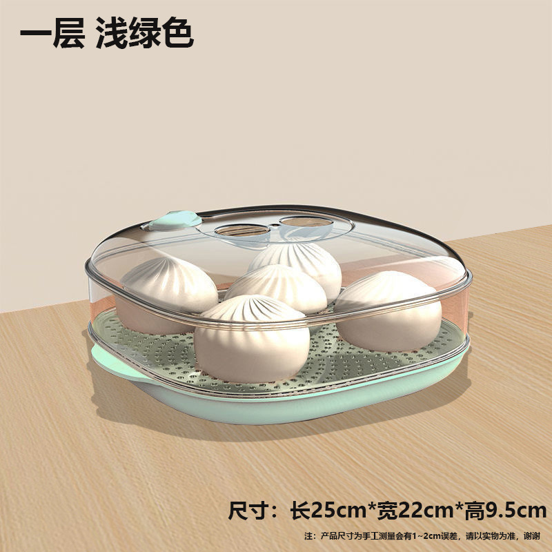 微波炉加热蒸盒透明蒸笼热馒头带盖家用多功能热菜|undefined