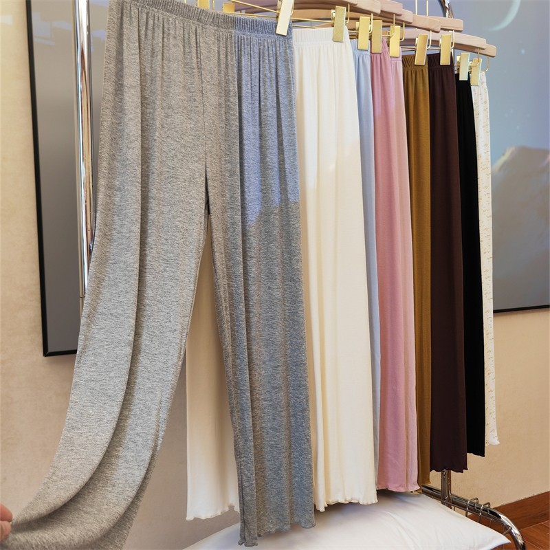 Modesty Spring and Summer Thin Wide Leg Pants for Women, Dance Pants, Loose and Slimming High-Waisted Casual Leggings and Pajama Pants for Women