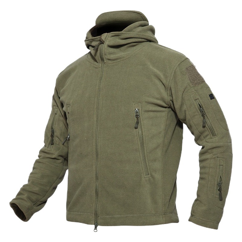 Pavilion Eagle Tad Outdoor Tactical Fleece Jacket Thickeneded Soft Shell Jacket Lining Polar Fleece Jacket Ply-3