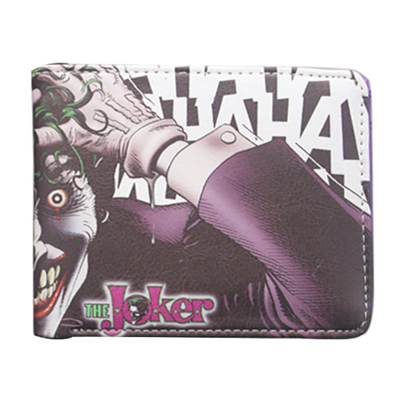 Black Jack Knight billetera corta de dos veces Héroe de dibujos animados estudiante monedero