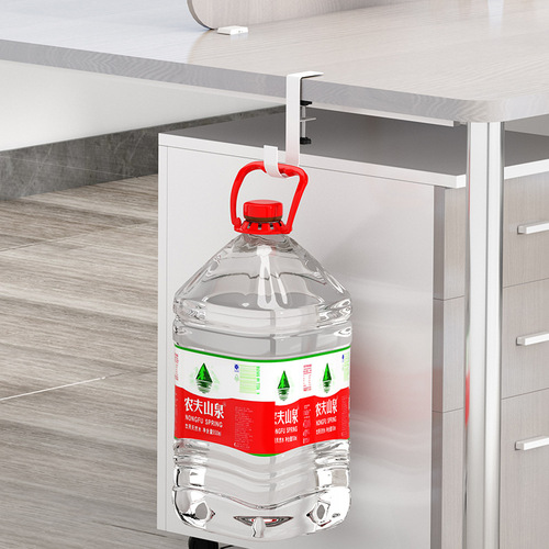 Tableside Bag Hanger, Invisible Hole-Free Office Desk Edge Bag Hook, Student School Bag Storage Hook