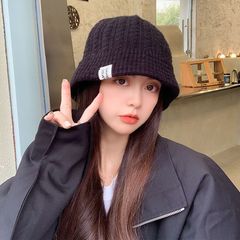 帽子女性秋冬韓版ins潮百合冷帽冬保温耳保護ニット帽男女毛糸帽