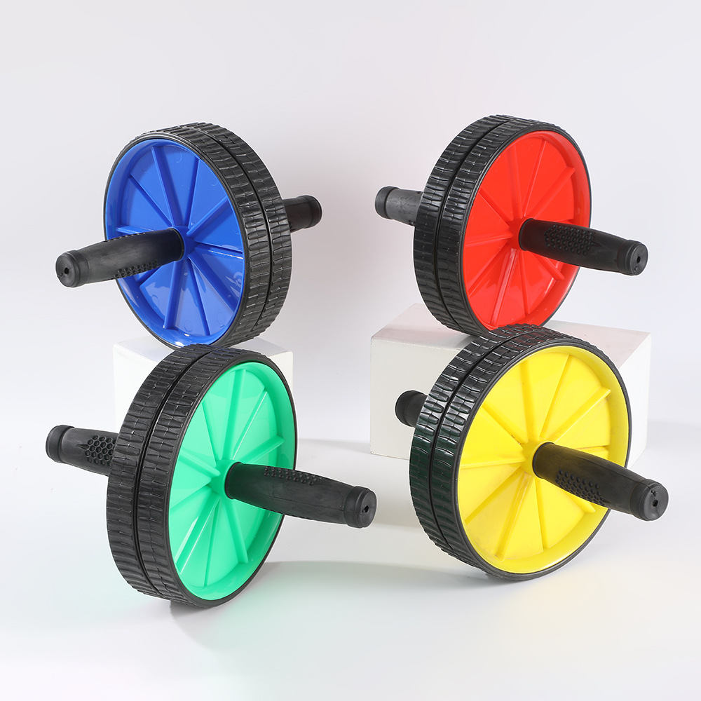Factory New Frog Three-wheel Abdominal Muscle Wheel Training Device Household Abdominal Roll Aids Sports Fitness Equipment Abdominal Wheel
