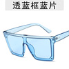 Brand trend glasses solar-powered, retro sunglasses, European style, internet celebrity, suitable for import