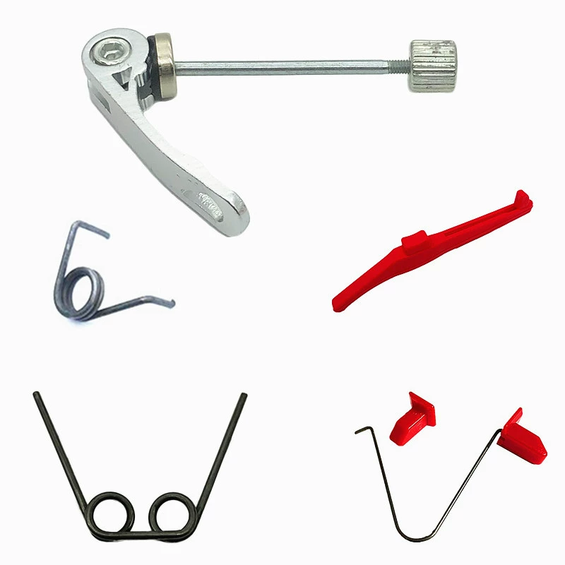 Аксессуары для детских самокатов, пружинный быстросъемный стержень, детский трех- или четырехколесный тянущий пружинный подъемный стержень, возврат рулевого управления, стальная проволока, желтый цвет