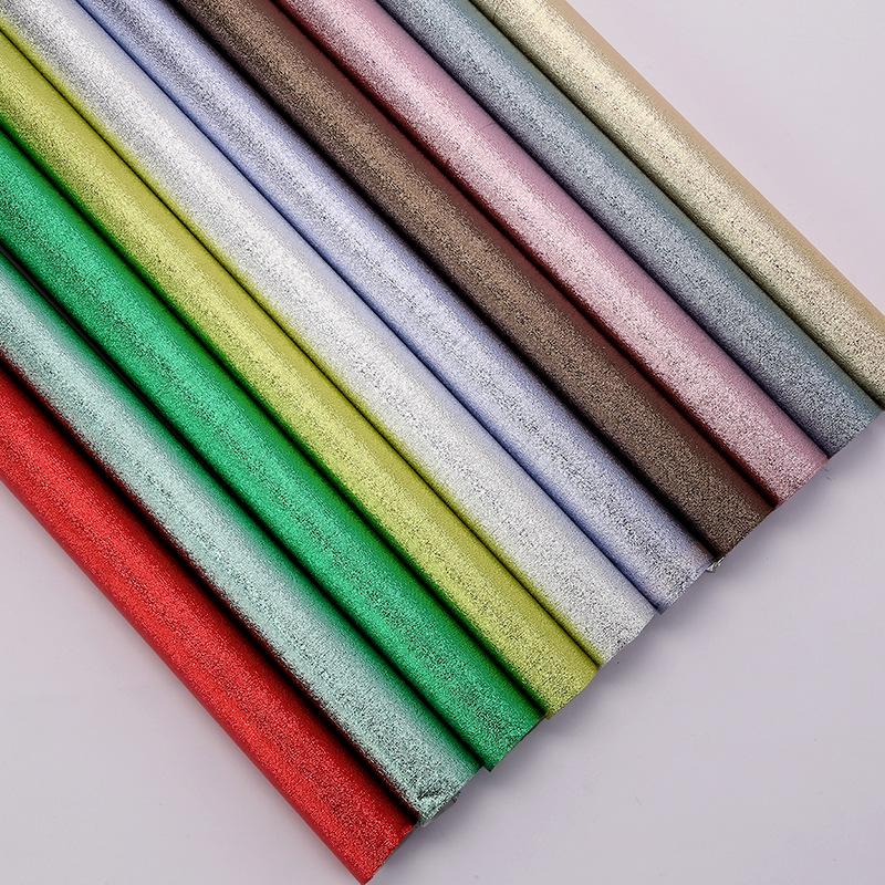 Colored PVC aluminum film shoes