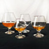 Glass transparent big belly wine glass mechanism Bailan Di Cup home short -foot whiskey cup banquet for banquet
