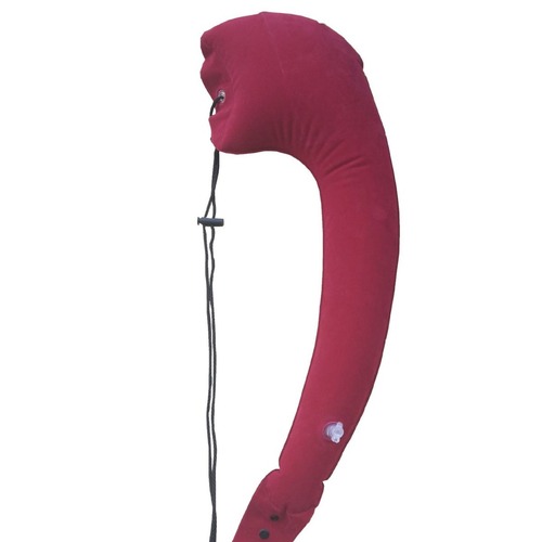 Manufacturer supply portable train car inflatable pillow U-shaped headrest travel pillow airplane sleeping inflatable cushion