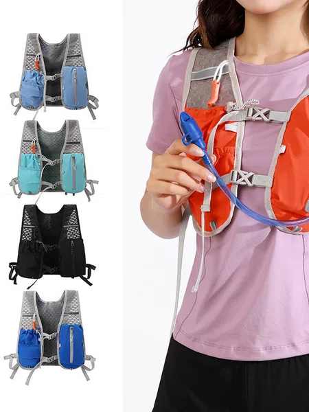 Cross-border best-selling outdoor vest bag, mountain bike riding backpack, mountaineering sports bag, hiking water bag, vest bag