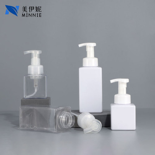 250/500ML Facial Cleanser Mousse Foaming Bottle PET Transparent Foam Bottle No-Rinse Disinfection Hand Sanitizer Empty Bottle