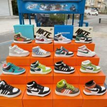 加工定做aj中低帮高版本鞋子批发时尚女鞋地摊鞋直播赶集摆摊鞋子