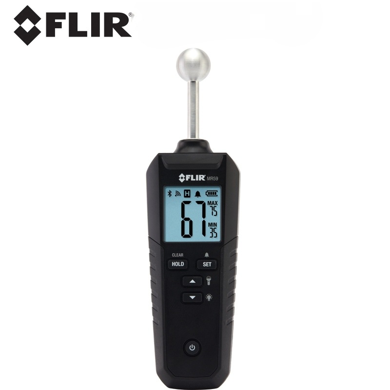 菲力尔MR55水分测量仪MR59墙体建筑湿度检测仪球形探头感应式