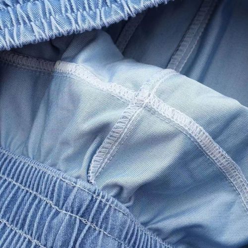 Silk Jeans for Women - Summer Thin Model 2025 Loose Wide Leg High Waist Flowy Pants for Petite Women