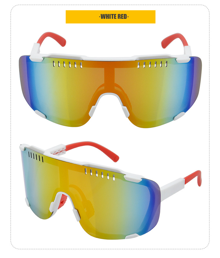 Lunettes de cyclisme, lunettes de soleil d'extérieur, verres intégrés sans cadre, lunettes de sport pour véhicules tout-terrain de montagne_voghion.com