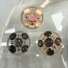 时尚小香风圆形镂空滴胶合金手缝扣女士毛衣针织衫风衣大衣金属扣