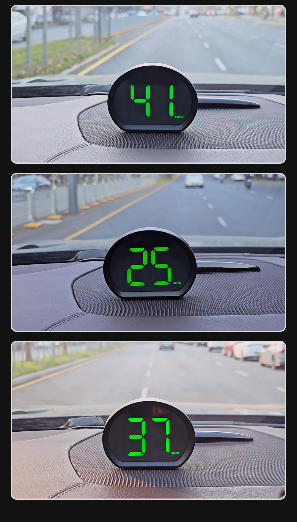 Smart X3 Car HUD Head-Up Display New Energy Instrument GPS Speedometer HUD Code Meter Dual-Mode GPS Beidou