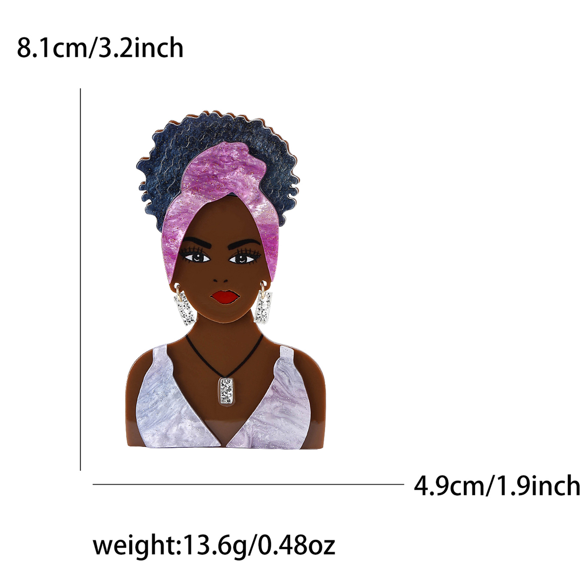 Brooches Classification Cartoon Style Pin Cartoon Character Arylic Enamel Women's Brooches