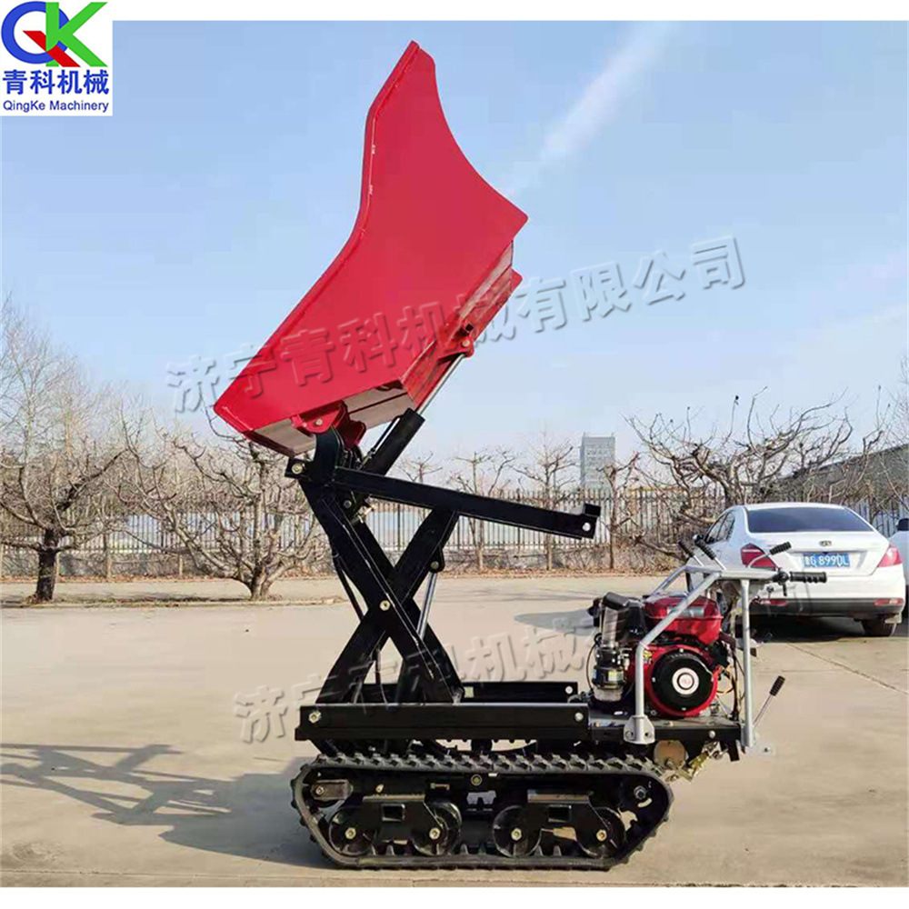 Track transfer vehicle 手扶履带农用运输车 山地泥泞道路运料车