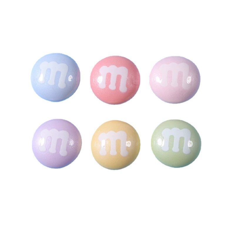 Производственная точка жемчужный цветной M bean смоляные аксессуары, материалы для DIY, кремовый клей, капля клея, наклейка для чехла, patch