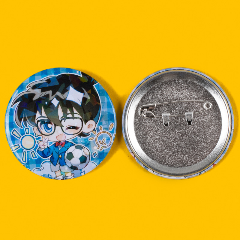 【蝸喵】黑羽快斗鐳射吧唧徽章江戶川基德安室赤井新一動漫周邊