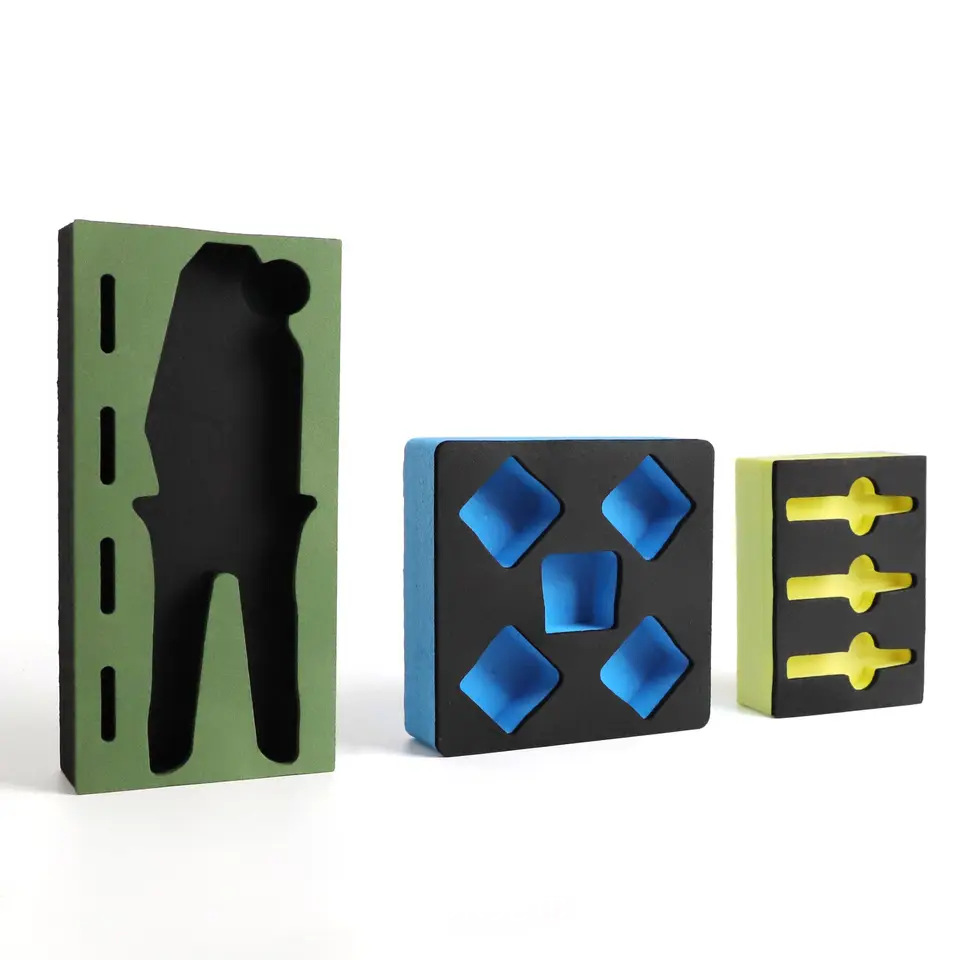 厂家批发eva海绵雕刻防撞内衬防静电泡棉块CR泡棉